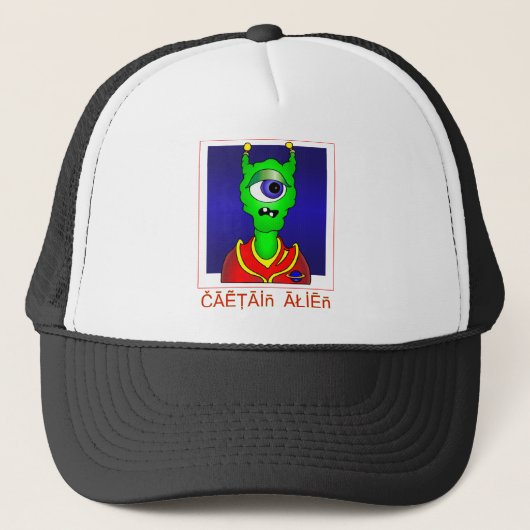 Kapitein ALIEN Trucker Pet (Voorkant)