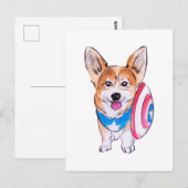 Kapitein Americorgi Briefkaart (Voorkant / Achterkant)