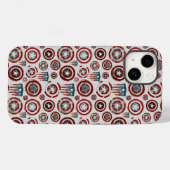Kapitein Amerika Case-Mate iPhone Case (Achterkant (horizontaal))