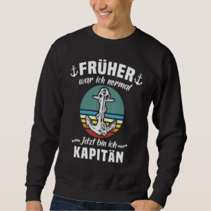 Kapitein Anchor Boat Eigenaar Mannen Gezegden schi Trui