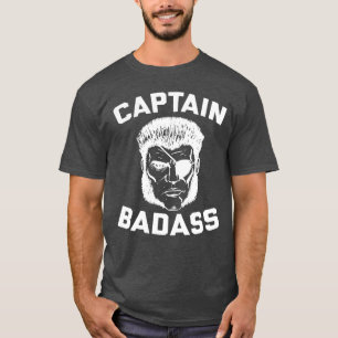 Kapitein Badass Charcoal Heather T-Shirt