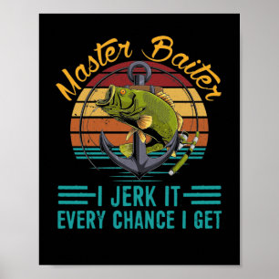 Kapitein Baiter ik ben altijd mijn rod Gevist Poster