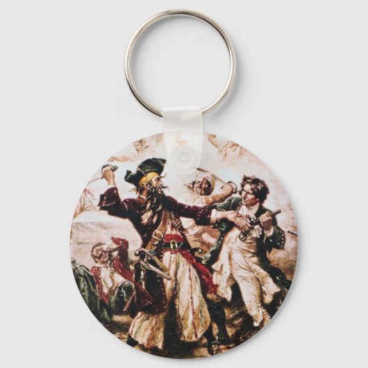 kapitein Blackbeard Sleutelhanger (Voorkant)