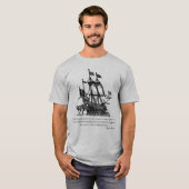 Kapitein Blood Pirate T-shirt (Voorkant volledig)