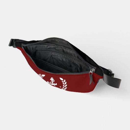 Kapitein Bootnaam Nautisch Anker Heuptasje (Open)