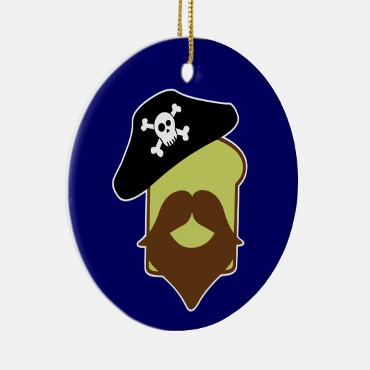 Kapitein Breadbeard Keramisch Ornament (Rechts)