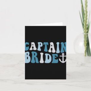 Kapitein Bride Groovy Cruise Nautische Bachelorett Kaart