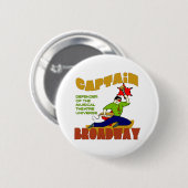Kapitein Broadway-Button Ronde Button 5,7 Cm (Voorkant /achterkant)