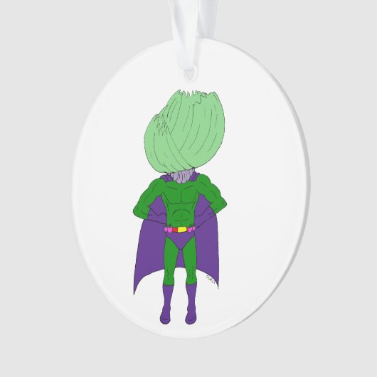 Kapitein Cabbage Ornament (voorkant)