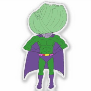 Kapitein Cabbage Sticker