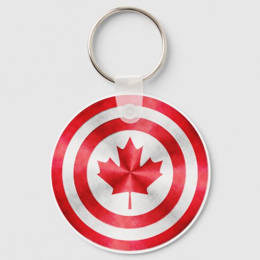Kapitein Canada Hero Shield Sleutelhanger (Voorkant)