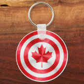 Kapitein Canada Hero Shield Sleutelhanger (Voorkant)