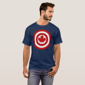 Kapitein Canada: logo T-shirt (Voorkant volledig)