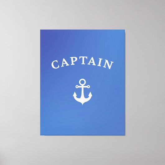 Kapitein Canvas Afdruk (Voorkant)