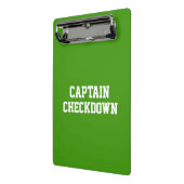 Kapitein Checkdown Mini Klembord (Angled2)