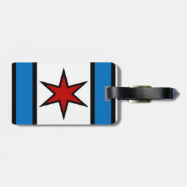 Kapitein Chicago Modern Shield Bagagelabel