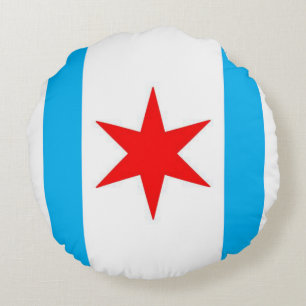 Kapitein Chicago Snuggle Shield Rond Kussen