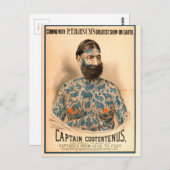 Kapitein Constantius Briefkaart (Voorkant / Achterkant)