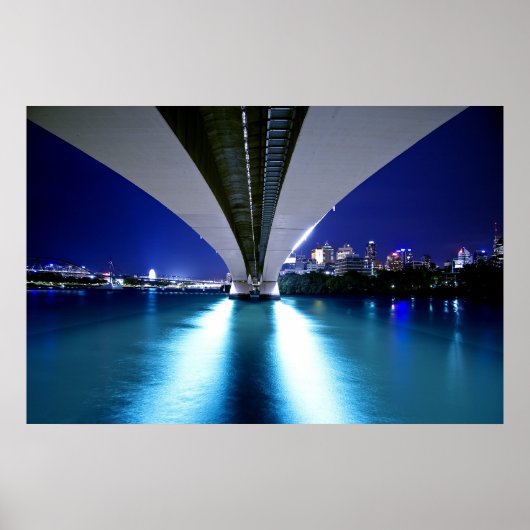 Kapitein Cook Bridge van Brisbane Poster (Voorkant)