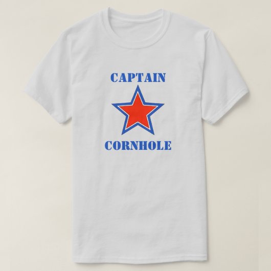 Kapitein Cornhole T-shirt (Design voorkant)