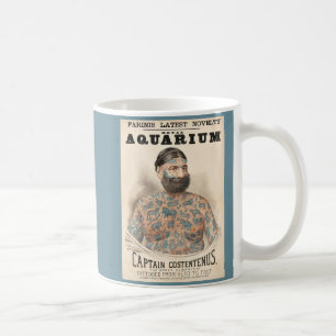 Kapitein Costentenus tatoeëerd man uit 1880 Koffiemok