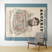 Kapitein Costentenus tatoeëerd man uit 1880 Wandkleed (In Situ (horizontaal))