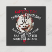 KAPITEIN DAN CHICKEN ENCHILADA JESUS ALBUQUERQUE N INFORMATIEKAARTJE (Voorkant)