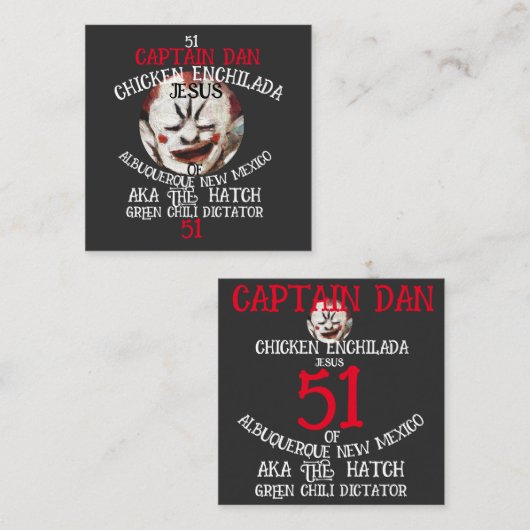 KAPITEIN DAN CHICKEN ENCHILADA JESUS ALBUQUERQUE N INFORMATIEKAARTJE (Voorkant / Achterkant)