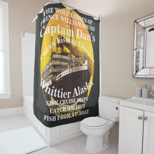 KAPITEIN DAN DE WOLF LARSEN VAN ALASKA AK DOUCHEGORDIJN (In situ)