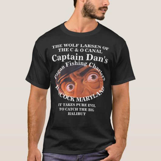 KAPITEIN DAN DE WOLF LARSEN VAN HET C & O CANAL T-SHIRT (Voorkant)