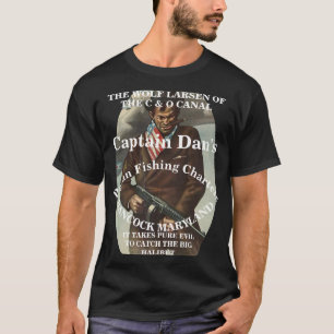 KAPITEIN DAN DE WOLF LARSEN VAN HET C & O CANAL T-SHIRT
