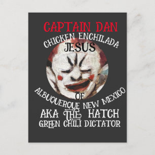 KAPITEIN DAN KIP ENCHILADA JESUS 2051 NM UITNODIGING BRIEFKAART