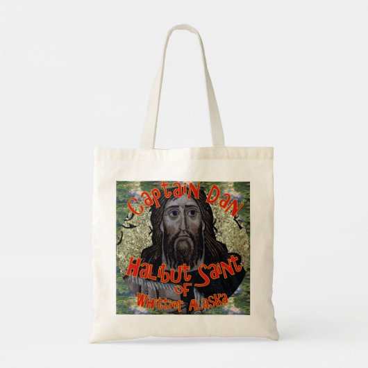 Kapitein Dan's Pagan Vist Charters Alaska Tote Bag (Achterkant)