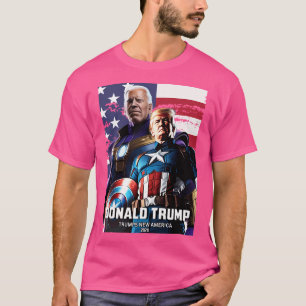 Kapitein Donald Trump vs Thanos Biden 11 nieuwe tr T-shirt