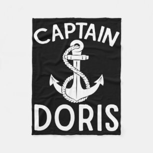 Kapitein Doris Anker Boot Jachten Schip  Fleece Deken