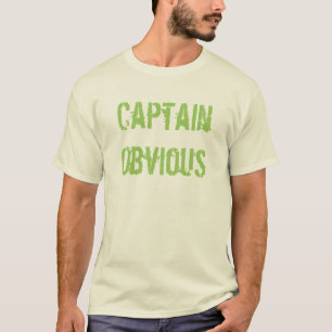 KAPITEIN DUIDELIJKE T-SHIRT