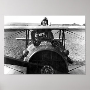 Kapitein Eddie Rickenbacker Poster