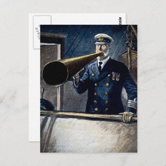 Kapitein Edward Smith RMS Titanic Briefkaart (Voorkant / Achterkant)