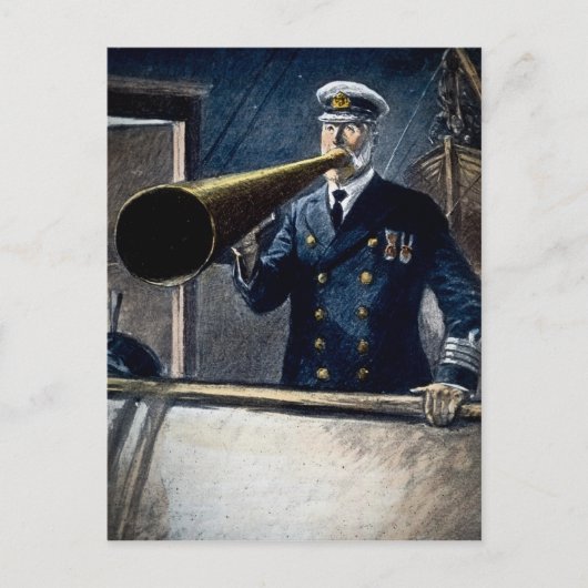 Kapitein Edward Smith RMS Titanic  Briefkaart (Voorkant)