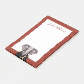 Kapitein Elephant | Jouw namen toevoegen Post-it® Notes (Schuin)