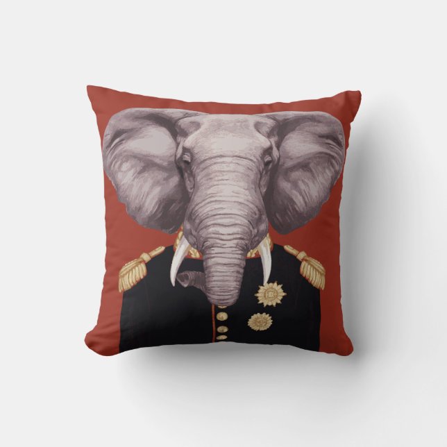 Kapitein Elephant Kussen (Voorkant)