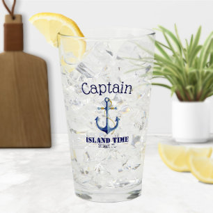 ⚓Kapitein en Bootnaam Authentiek Nautisch Glas