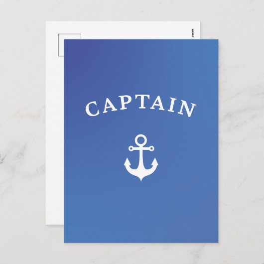 Kapitein Feestdagenkaart (Voorkant / Achterkant)