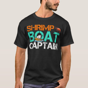 Kapitein Funny Boating Seafood Cadeau T-shirt