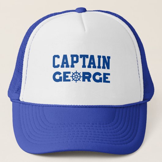 Kapitein George Trucker Hat Pet (Voorkant)
