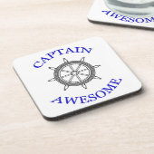 "Kapitein Geweldige" Nautische Onderzetters (Linkerzijde)