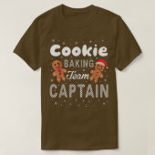 Kapitein Gingerbrood Kerstmis C T-shirt (Design voorkant)