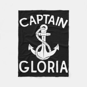 Kapitein Gloria Yacht Schip Boot Anker Fleece Deken