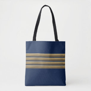 Kapitein gouden strepen tote bag