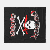 Kapitein Grandpa Fleece Deken (Voorkant (Horizontaal))